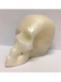 Vela Calavera Blanca. 11 x 9 Centímetros
