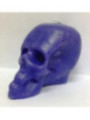 Vela Calavera Morada. 11 x 9 Centímetros
