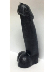 Vela Negra Falo ( Pene) 18cm