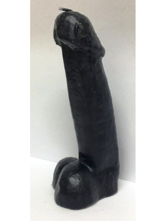 Vela Negra Falo ( Pene) 18cm