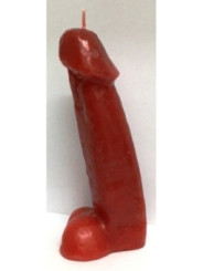Vela Roja Falo ( Pene) 18cm