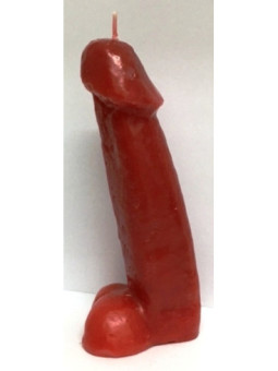 Vela Roja Falo ( Pene) 18cm