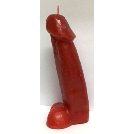 Vela Roja Falo ( Pene) 18cm