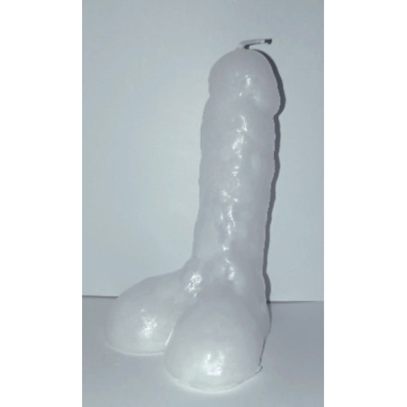 Vela pequeña Blanca Falo ( Pene) 13cm