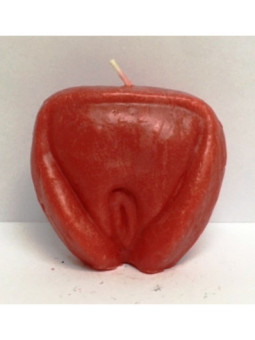 Vela Roja Vagina 8.5x8.5cm