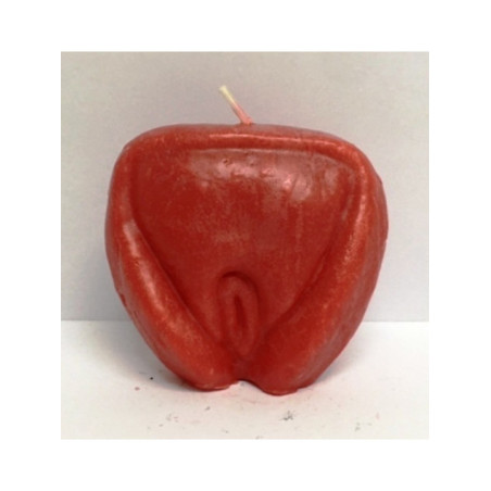 Vela Roja Vagina 8.5x8.5cm