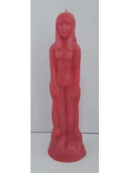 Vela Grande Roja Mujer 19cm