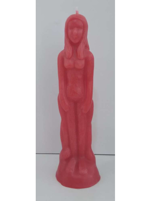 Vela Grande Roja Mujer 19cm