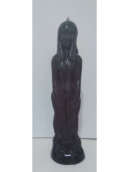 Vela Grande Negra Mujer 19cm