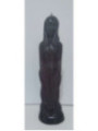 Vela Grande Negra Mujer 19cm