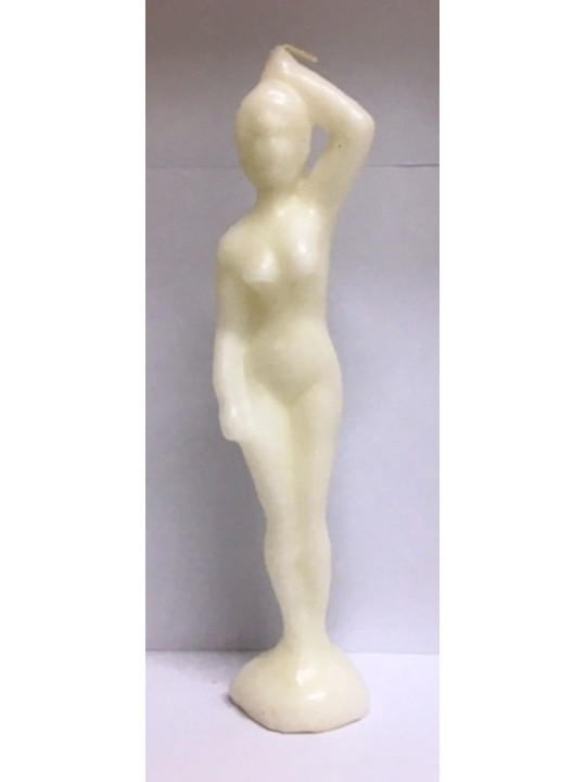 Vela Grande Blanca Mujer 19cm