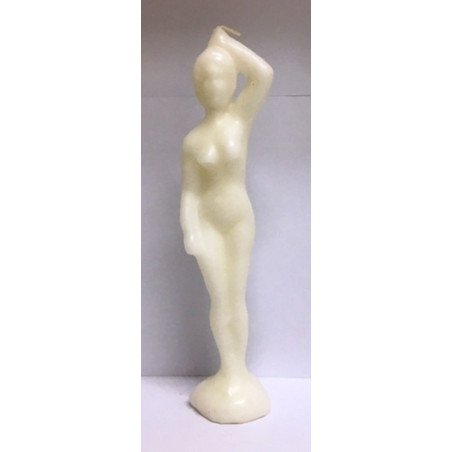 Vela Grande Blanca Mujer 19cm