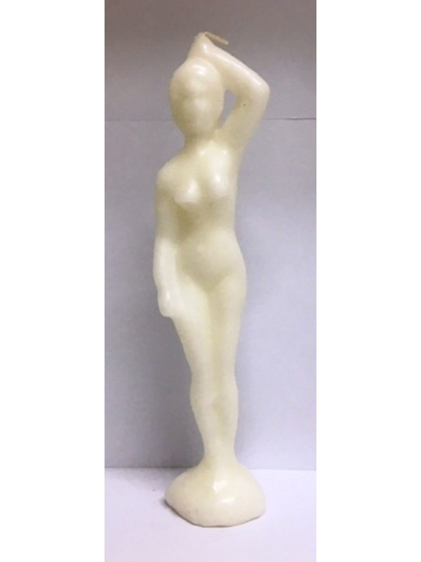 Vela Grande Blanca Mujer 19cm