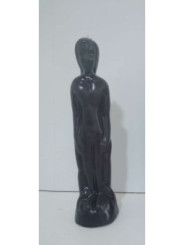 Vela Grande Negro Hombre 19cm