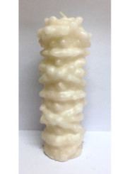 Vela Mil Nudos Blanca. 6 x 17 Centímetros