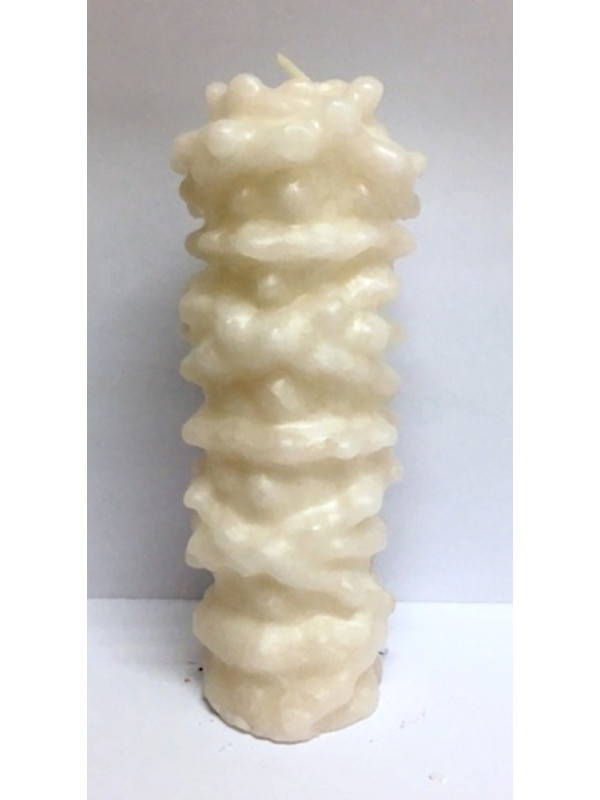 Vela Mil Nudos Blanca. 6 x 17 Centímetros