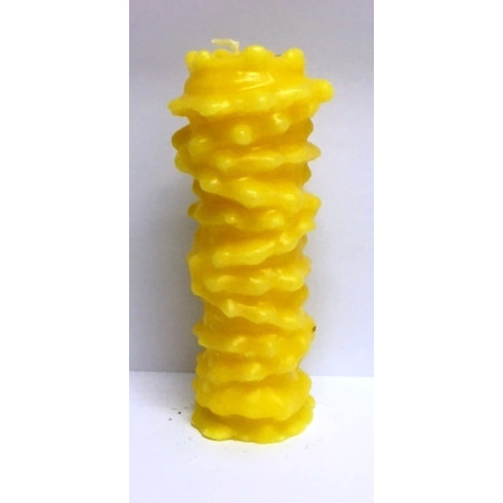 Vela Mil Nudos Amarilla. 6 x 15 Centímetros