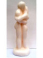 Pareja Entrelazada Blanca Hombre Mujer 18cm.