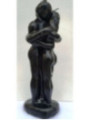 Pareja Entrelazada Negra Hombre Mujer 18cm.