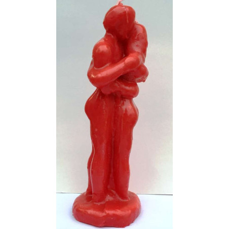 Pareja Entrelazada Roja Hombre Mujer 18cm.