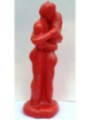 Pareja Entrelazada Roja Hombre Mujer 18cm.