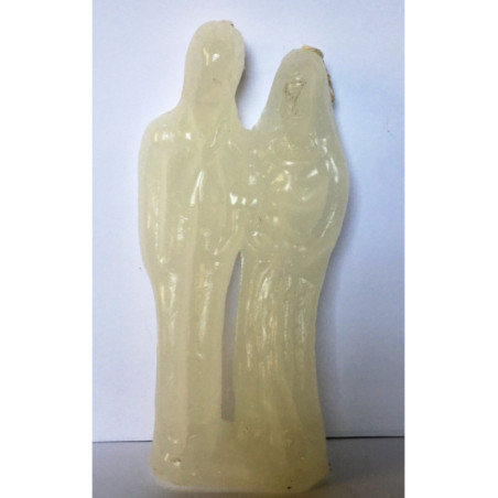 Vela Matrimonio Blanca Hombre-Mujer 17cm