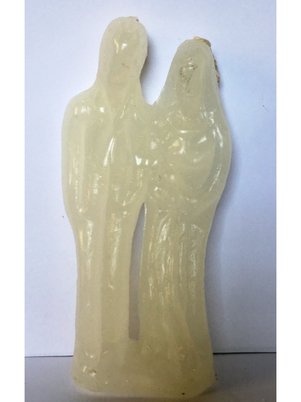 Vela Matrimonio Blanca Hombre-Mujer 17cm