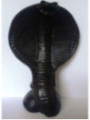 Serpiente grande Cobra Negra. 19 x 14 cm