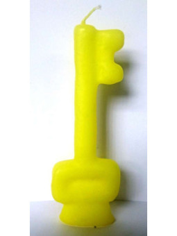 Vela Llave Amarilla. 15 Centímetros