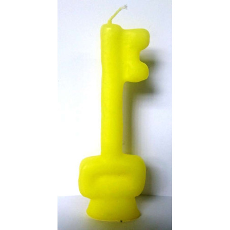 Vela Llave Amarilla. 15 Centímetros