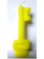 Vela Llave Amarilla. 15 Centímetros