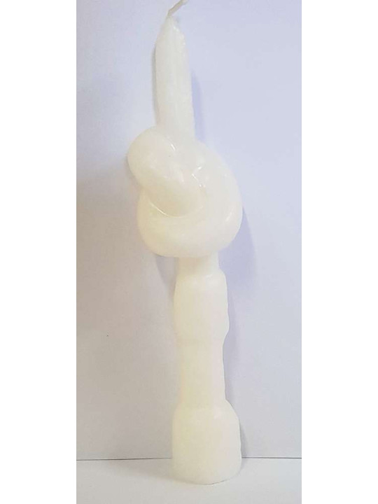 Vela Nudo Blanco 20 Centímetros
