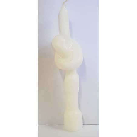 Vela Nudo Blanco 20 Centímetros