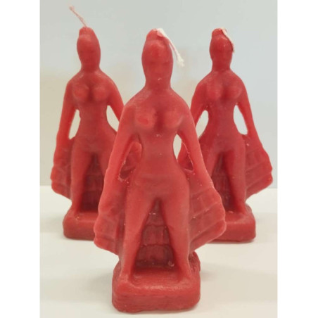 Vela Pomba Gira 7 Saias Roja