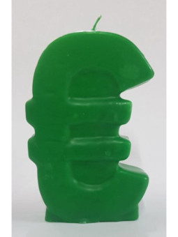 Vela Euro Verde. 11 Centímetros