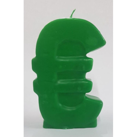 Vela Euro Verde. 11 Centímetros