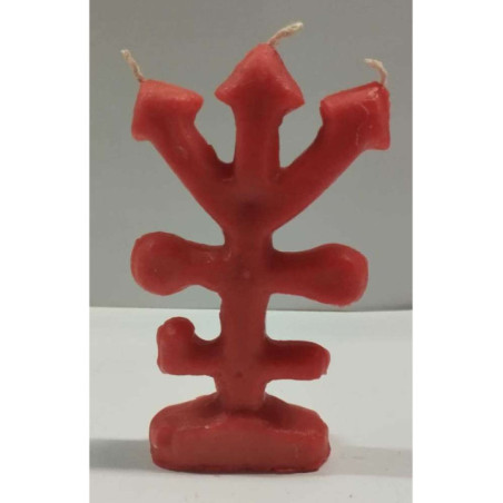 Figura Vela Cruz de Exú Roja