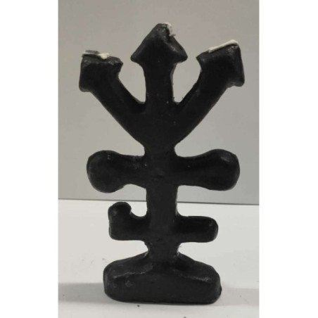 Figura Vela Cruz de Exú Negra