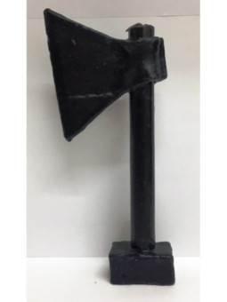 Vela Hacha Negra. 20 Centímetros