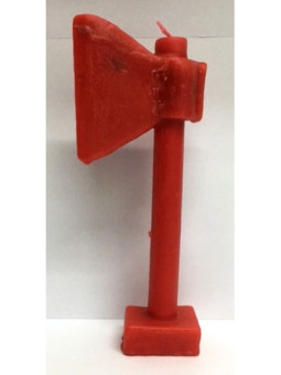 Vela Hacha Roja. 20 Centímetros