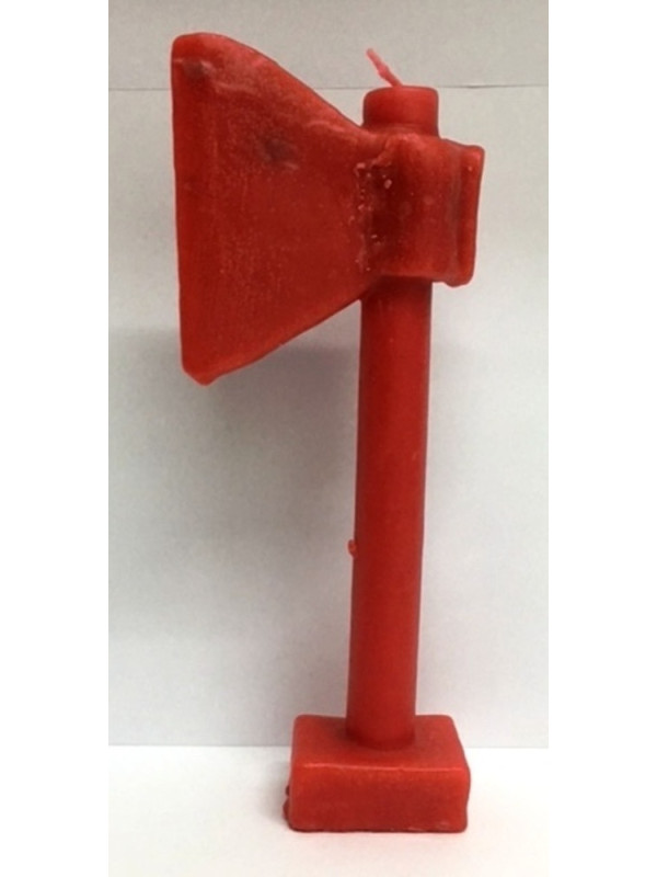 Vela Hacha Roja. 20 Centímetros
