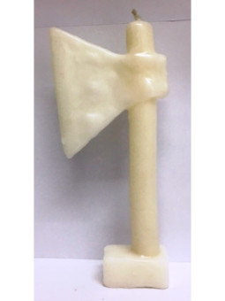 Vela Hacha Blanca 20 Centímetros