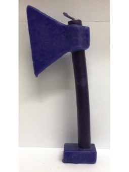 Vela Hacha Morada. 20 Centímetros