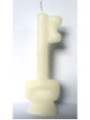 Vela Llave Blanca. 15 Centímetros