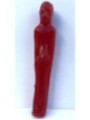 Veladora Roja Forma Hombre, 20X2