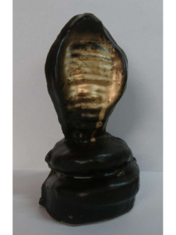 Cobra Negra. 15 cm alto x 8 cm Base