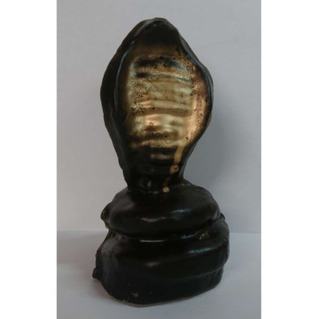Cobra Negra. 15 cm alto x 8 cm Base