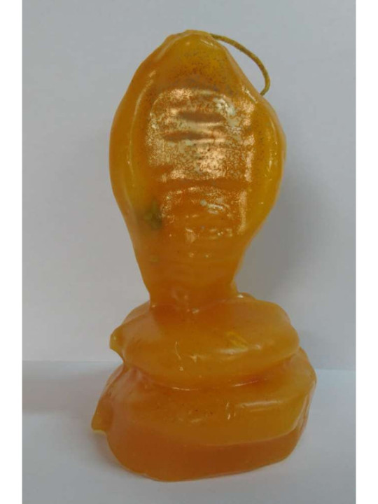 Cobra Amarilla. 15 cm alto x 8 cm Base