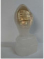 Cobra Blanca. 15 cm alto x 8 cm Base