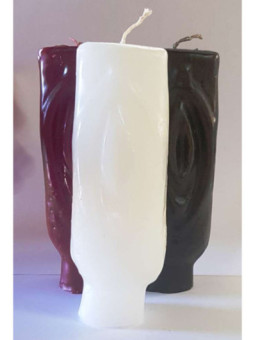 Vela Vagina Blanca 14cm